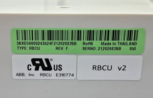 ABB RBCU REV.F E-CLIPSE BYPASS CONTROL UNIT E316774 RBIO-01 REV.X - Image 8