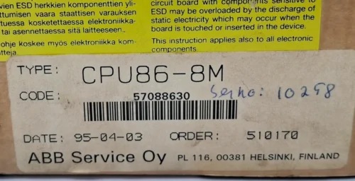 ABB CPU86-NDP PRINTED CIRCUIT BOARD 5760785-8J - Image 8