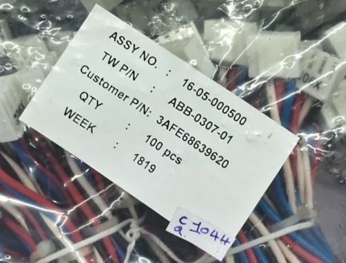 LOT OF 100X ABB 68639620 WIRE HARNESS ABB-0307-01 ACS550 R6 - Image 6