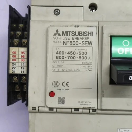 MITSUBISHI NF800-SEW 400-800A NO-FUSE BREAKER 3POLE 800A - Image 13