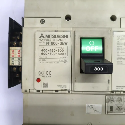 MITSUBISHI NF800-SEW 400-800A NO-FUSE BREAKER 3POLE 800A - Image 9