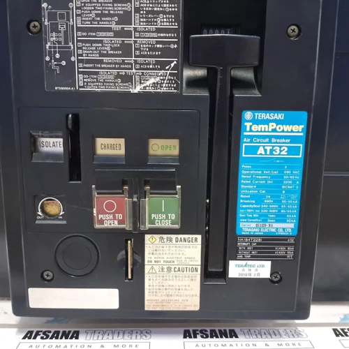 TERASAKI AT32 TEMPOWER AIR CIRCUIT BREAKER 3POLE 3200A - Image 8