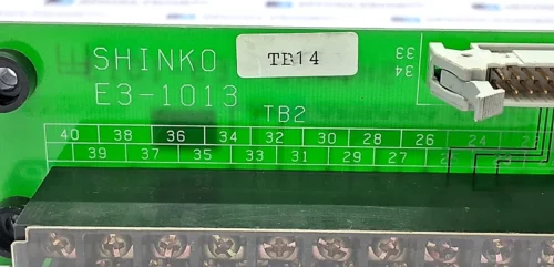 SHINKO E3-1013 PRINTED CIRCUIT BOARD TB-1 - Image 7