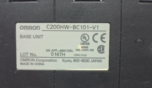 OMRON C200HW-BC101-V1 BASE UNIT - Image 6
