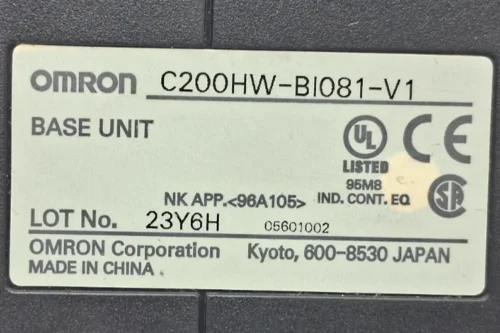 OMRON C200HW-BI081-V1 BASE UNIT - Image 7