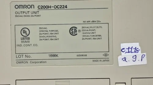 OMRON C200H-OC224 OUTPUT UNIT OC224 - Image 8
