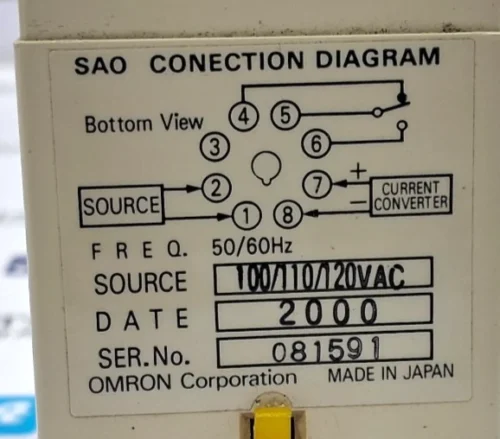 OMRON SAO-Q1N CURRENT SENSOR - Image 8