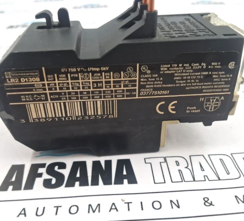 LOT OF 2X TELEMECANIQUE LR2 D1308 THERMAL OVERLOAD RELAY 2.5 TO 4A - Image 2