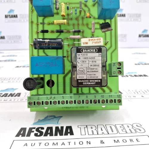 SAACKE FLUS 03 FLAME SENSOR AND DETECTOR PRINTED CIRCUIT BOARD 5-9975-142841 - Image 2