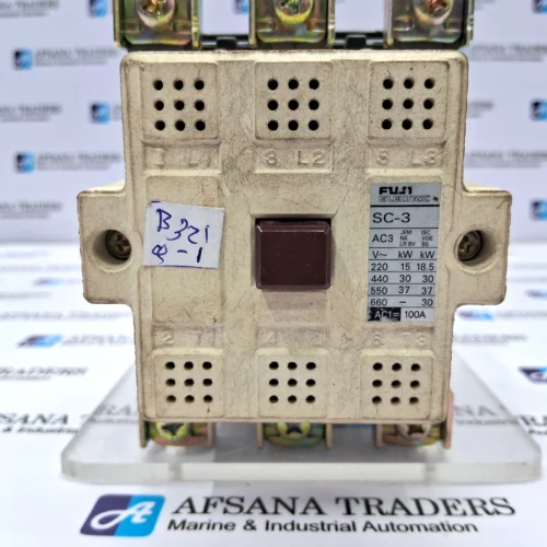 FUJI ELECTRIC SC-3 MAGNETIC CONTACTOR 100A “BACK SIDE CRACKED” - Image 8
