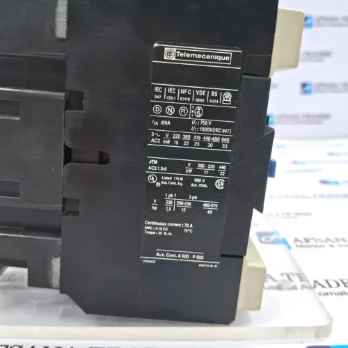 TELEMECANIQUE LC1D5011 CONTACTOR LX1D6M5 220V 50HZ 80A - Image 8