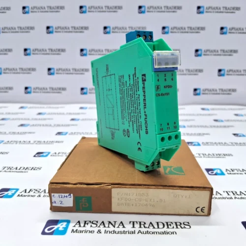 PEPPERL+FUCHS KFD0-CS-EX151 SINGLE CHANNEL 4 TERMINAL CURRENT REPEATER 71853 - Image 2
