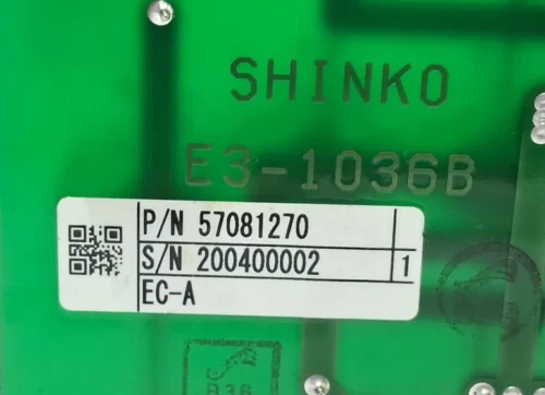 SHINKO SPW110 PRINTED CIRCUIT BOARD E3-1036B - Image 8