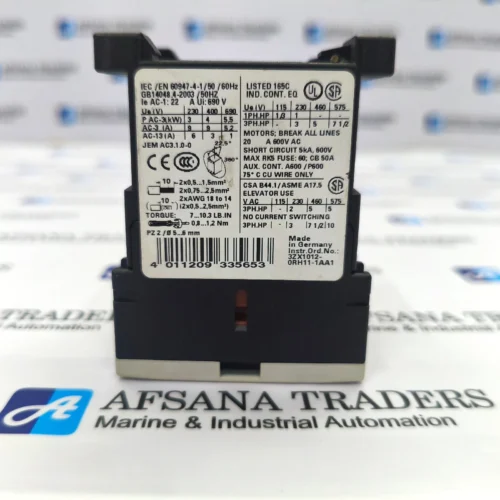 SIEMENS SIRIUS 3RT1016-1AV01 CONTACTOR 400V 50/60HZ - Image 8