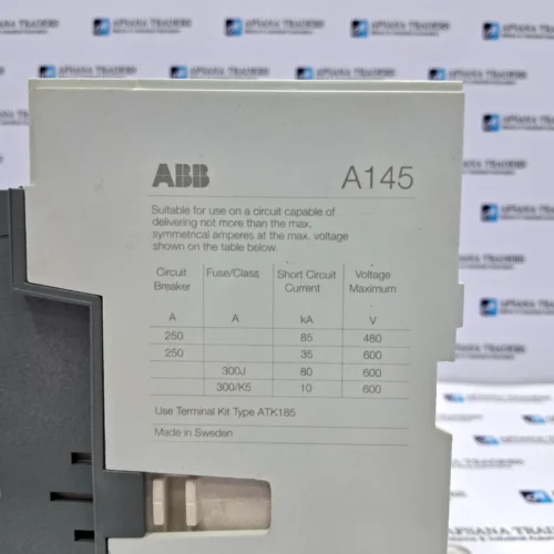 ABB A145-30-11 MAGNETIC CONTACTOR 1SFL471001R8011 220-240V 50/60HZ 145A - Image 10