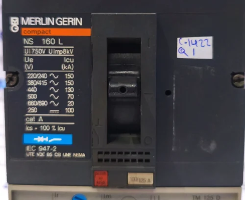 MERLIN GERIN COMPACT NS160L CIRCUIT BREAKER 125A - Image 7