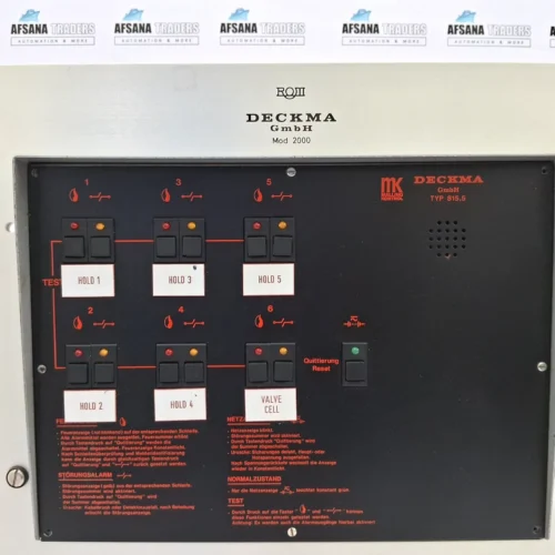 DECKMA MOD 2000 FIRE ALARM SYSTEM MALLING KONTROL TYP-815.5-6 - Image 3