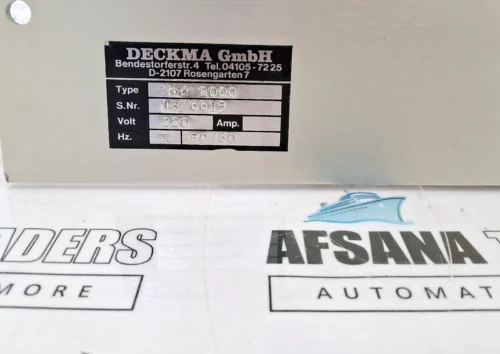 DECKMA MOD 2000 FIRE ALARM SYSTEM MALLING KONTROL TYP-815.5-6 - Image 2