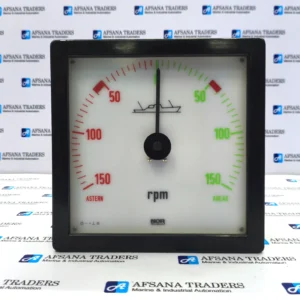 NORCONTROL DLQ 192-BC-NB RPM METER ASTERN 150-0-150 AHEAD