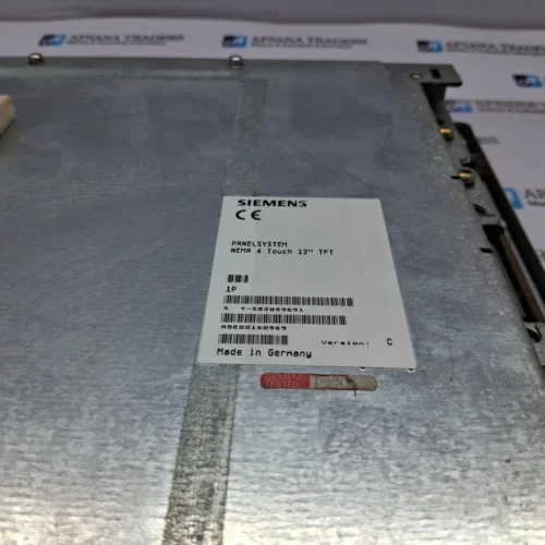 SIEMENS ASE00160569 NEMA 4 TOUCH 12” TFT PANELSYSTEM VERSION C - Image 2