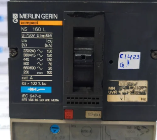 MERLIN GERIN COMPACT NS160L CIRCUIT BREAKER 160A - Image 7