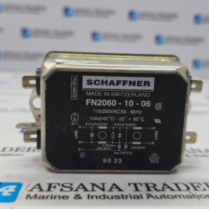 SCHAFFNER FN2060-10-06 POWER LINE FILTER -25°C + 85°C 110/250 VAC 50-60 Hz