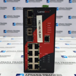 LANOLINX LNP-1002GN-T INDUSTRIAL ETHERNET SWITCH 48VDC 3A