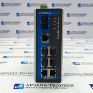 MOXA EDS-308-M-SC ETHER DEVICE SWITCH REV 2.1 24VDC 1A