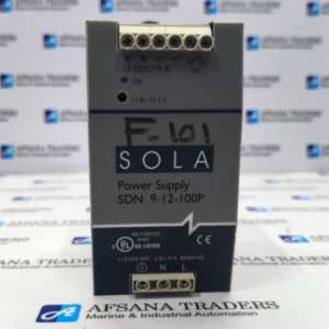 EMERSON SDN 9-12-100P SOLA POWER SUPPLY 12VDC 9A