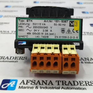 SBA ETK CONTROL TRANSFORMER 24V AC 2.08 A FAST SHIPPING