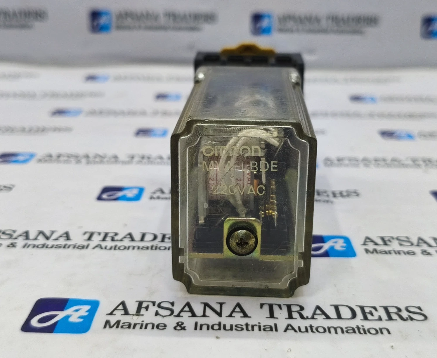 OMRON MYA-LBDE POWER RELAY WITH BASE 220VAC 24VDC 5A