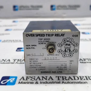 SHINKO 23007 OVER SPEED TRIP RELAY AC12-240V 1.5A FAST SHIPPING