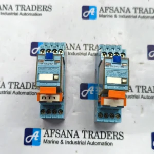 LOT OF 2X RELECO QR-C RELAY WITH BASE 24V DC 5A FAST SHIPPING