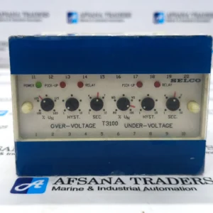 SELCO T3100 VOLTAGE RELAY T3100-01 1-3 440VAC 2-3 380VAC