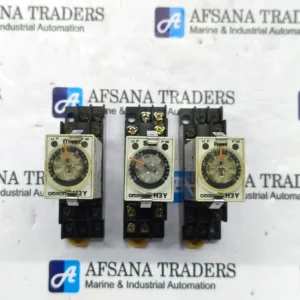 LOT OF 3X OMRON HY3 SOLID-STATE TIMER RELAY 0 TO 10 SEC AC100-120V~