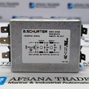 SCHURTER 5500.2058 SINGLE-PHASE POWER LINE FILTER F8W2-65-3/0.5 FAST SHIPPING